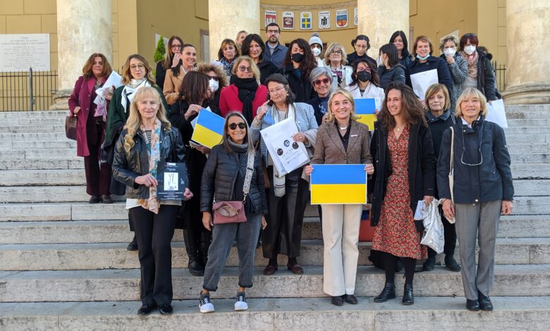 Le esponenti femminili delle realtà coinvolte nella manifestazione